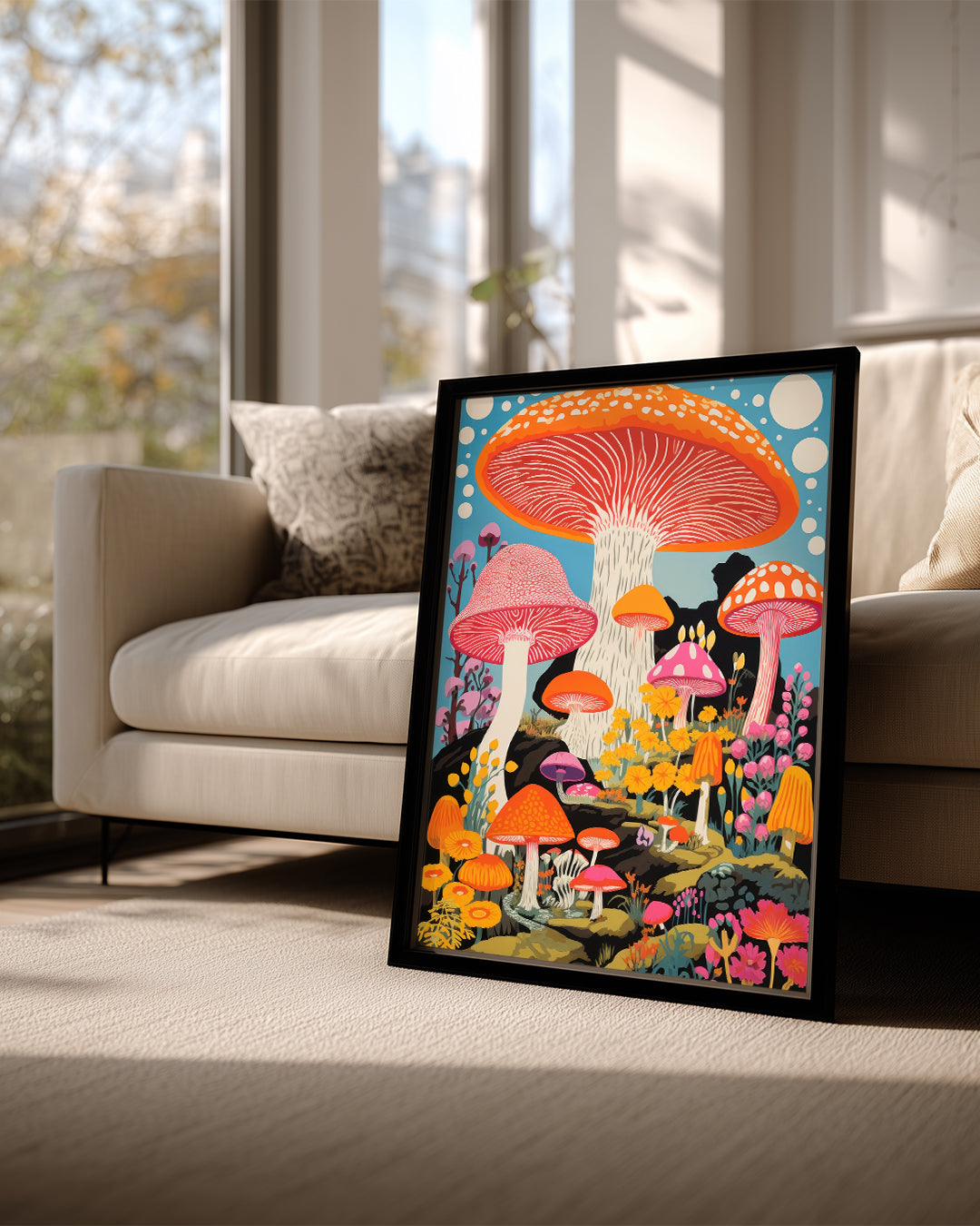 Mushroom Pop Poster Tablosu