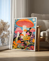 Mushroom Pop Poster Tablosu