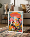 Mushroom Pop Poster Tablosu
