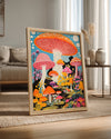 Mushroom Pop Poster Tablosu
