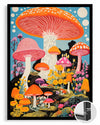Mushroom Pop Poster Tablosu