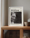 Mustafa Kemal Atatürk – Sonsuz Lider Portre Poster Tablosu