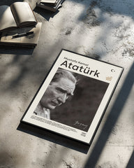Mustafa Kemal Atatürk – Sonsuz Lider Portre Poster Tablosu