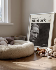 Mustafa Kemal Atatürk – Sonsuz Lider Portre Poster Tablosu