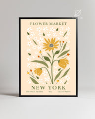 Ny Sunflower Poster Tablosu