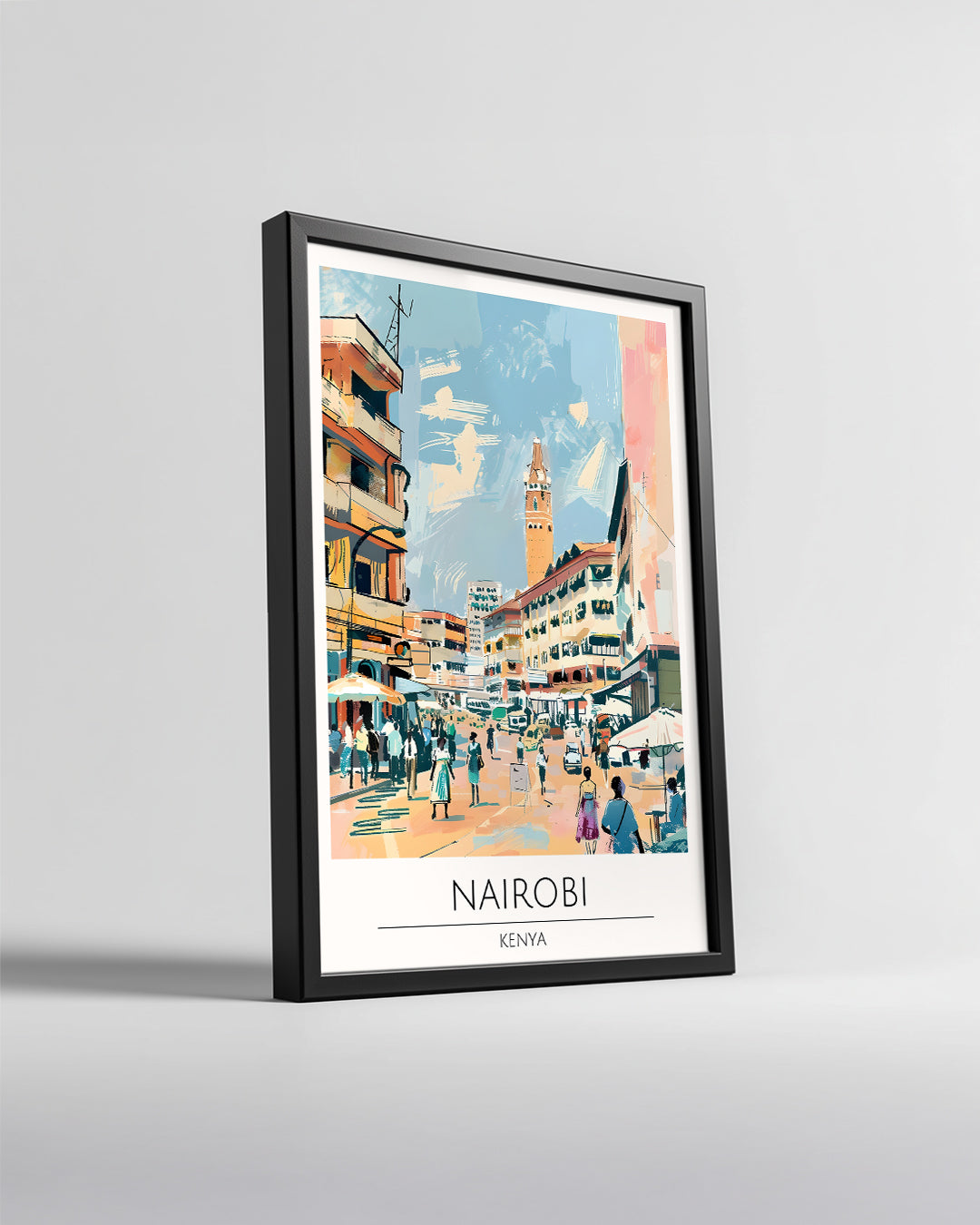 Nairobi Kenyah Poster Tablosu