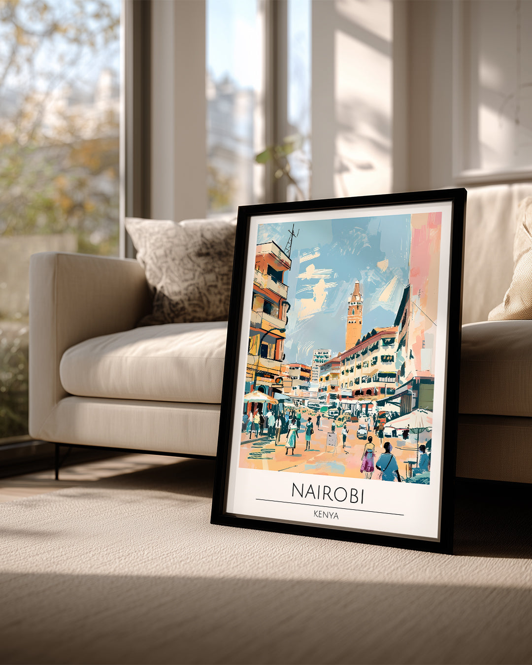 Nairobi Kenyah Poster Tablosu