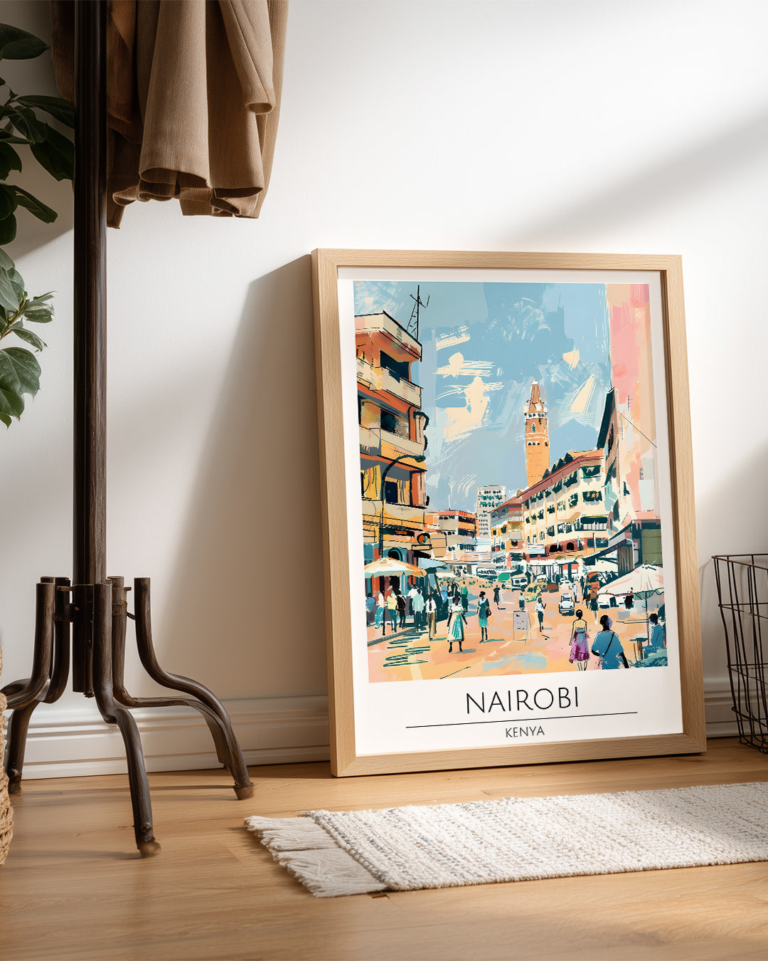 Nairobi Kenyah Poster Tablosu