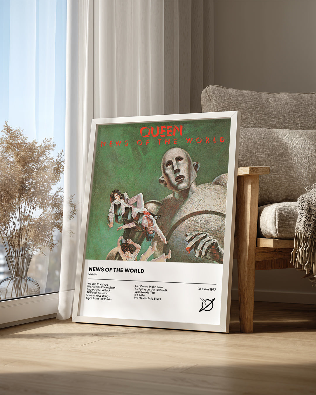 News Of The World - Queen Poster Tablosu