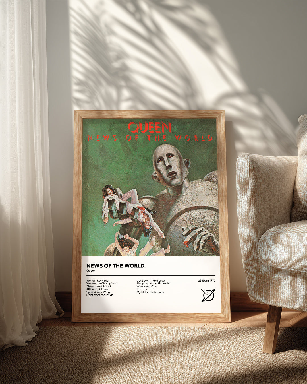 News Of The World - Queen Poster Tablosu