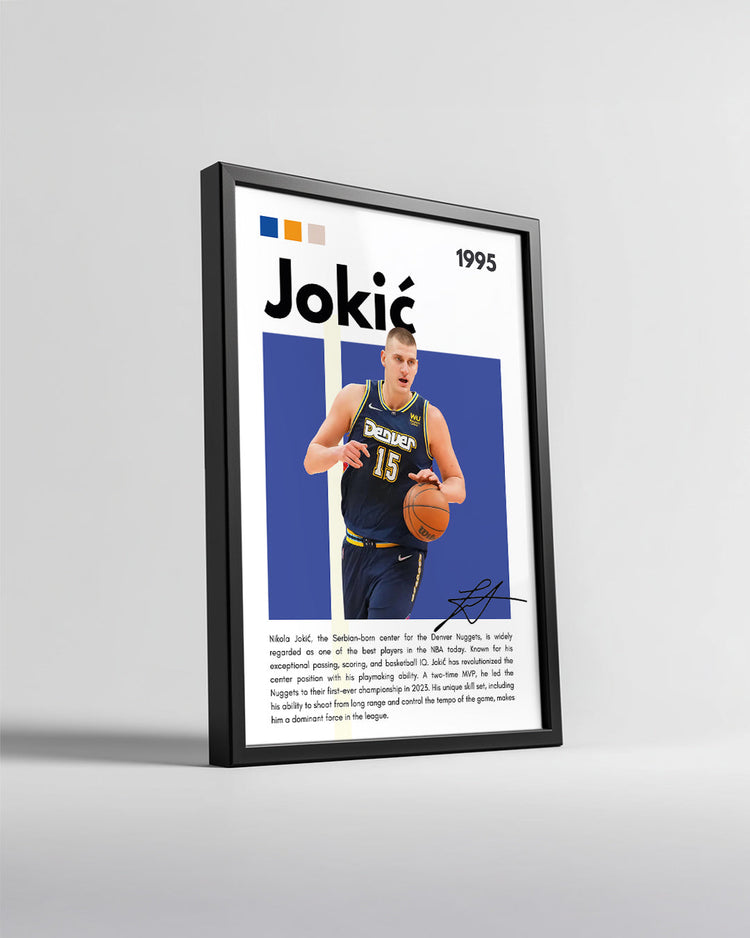Nikola Jokic 1995 Poster Tablosu