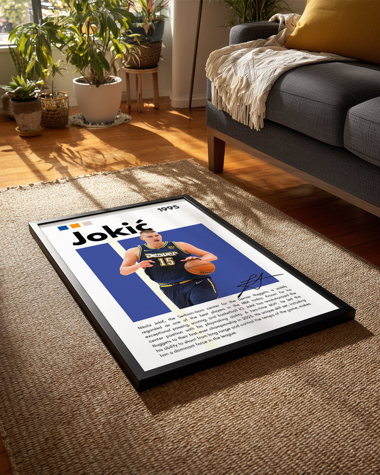 Nikola Jokic 1995 Poster Tablosu