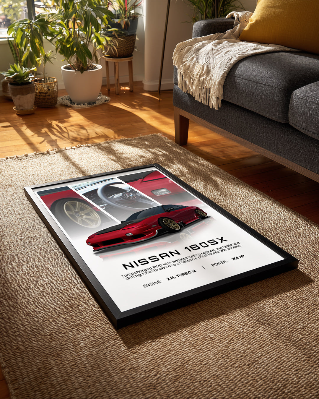 Nissan 180SX Poster Tablosu