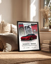 Nissan 180SX Poster Tablosu