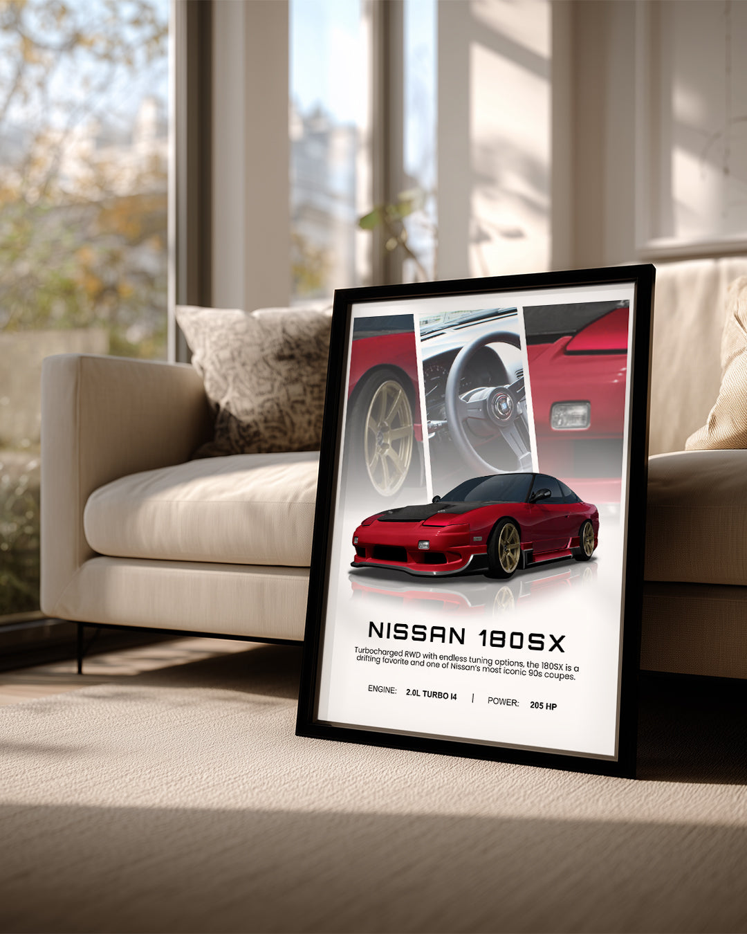 Nissan 180SX Poster Tablosu
