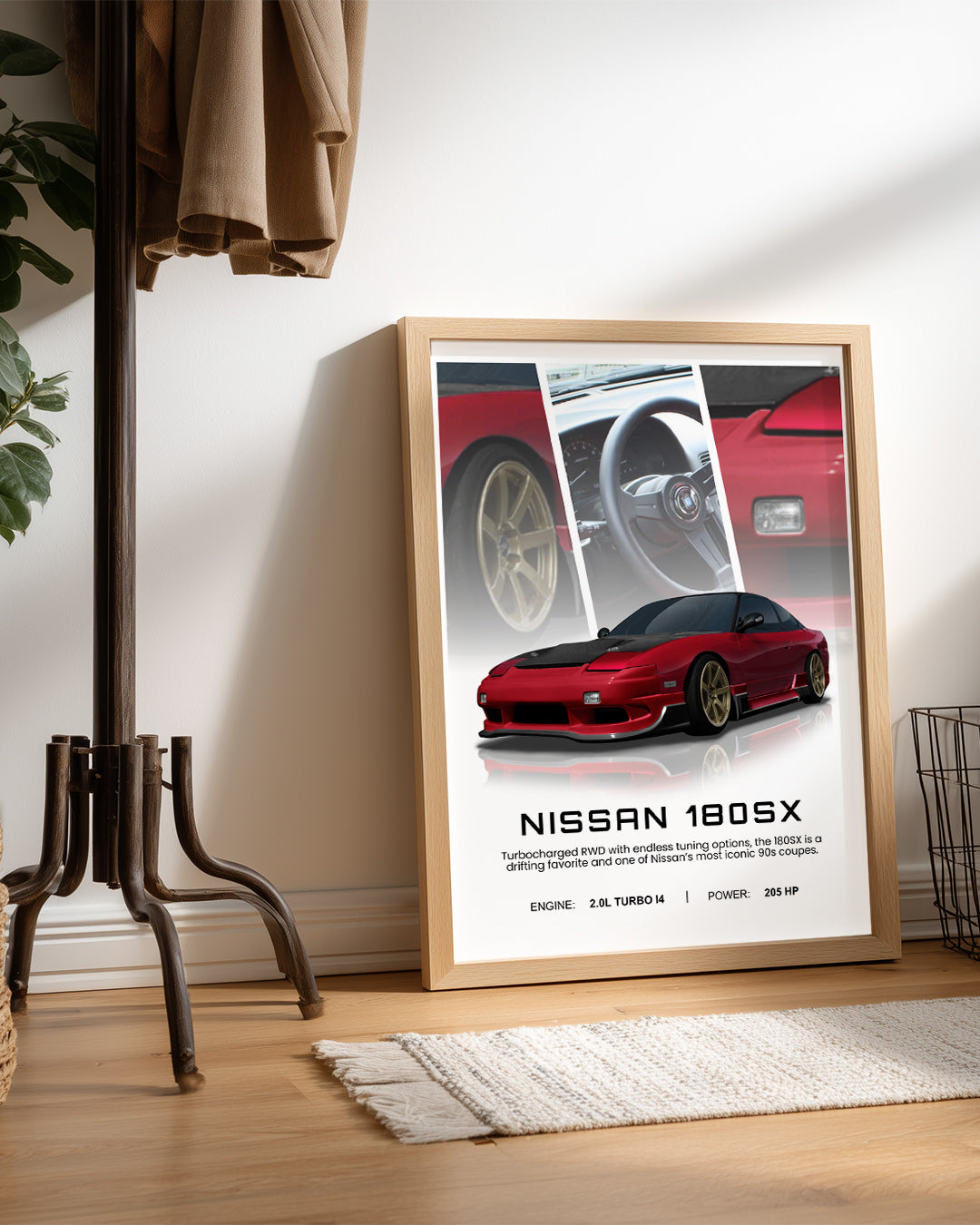 Nissan 180SX Poster Tablosu