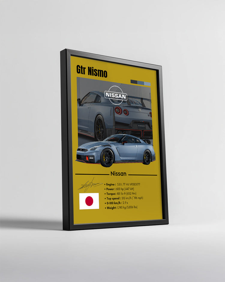 Nissan Gtr Nismo Poster Tablosu