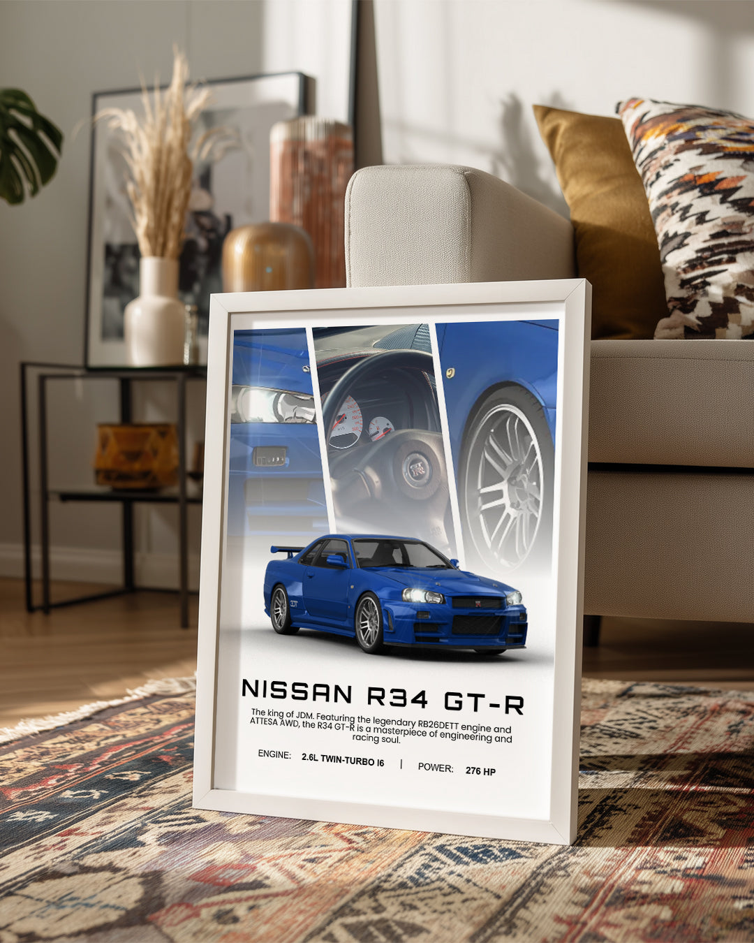 Nissan R34 GTR Poster Tablosu