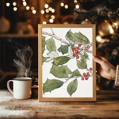 Noel Noel Typography Poster Tablosu