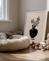 Noir Vase Poster Tablosu