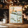Nordic Christmas Evergreen Poster Tablosu