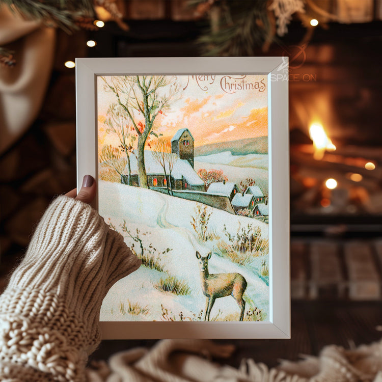 Nordic Christmas Evergreen Poster Tablosu