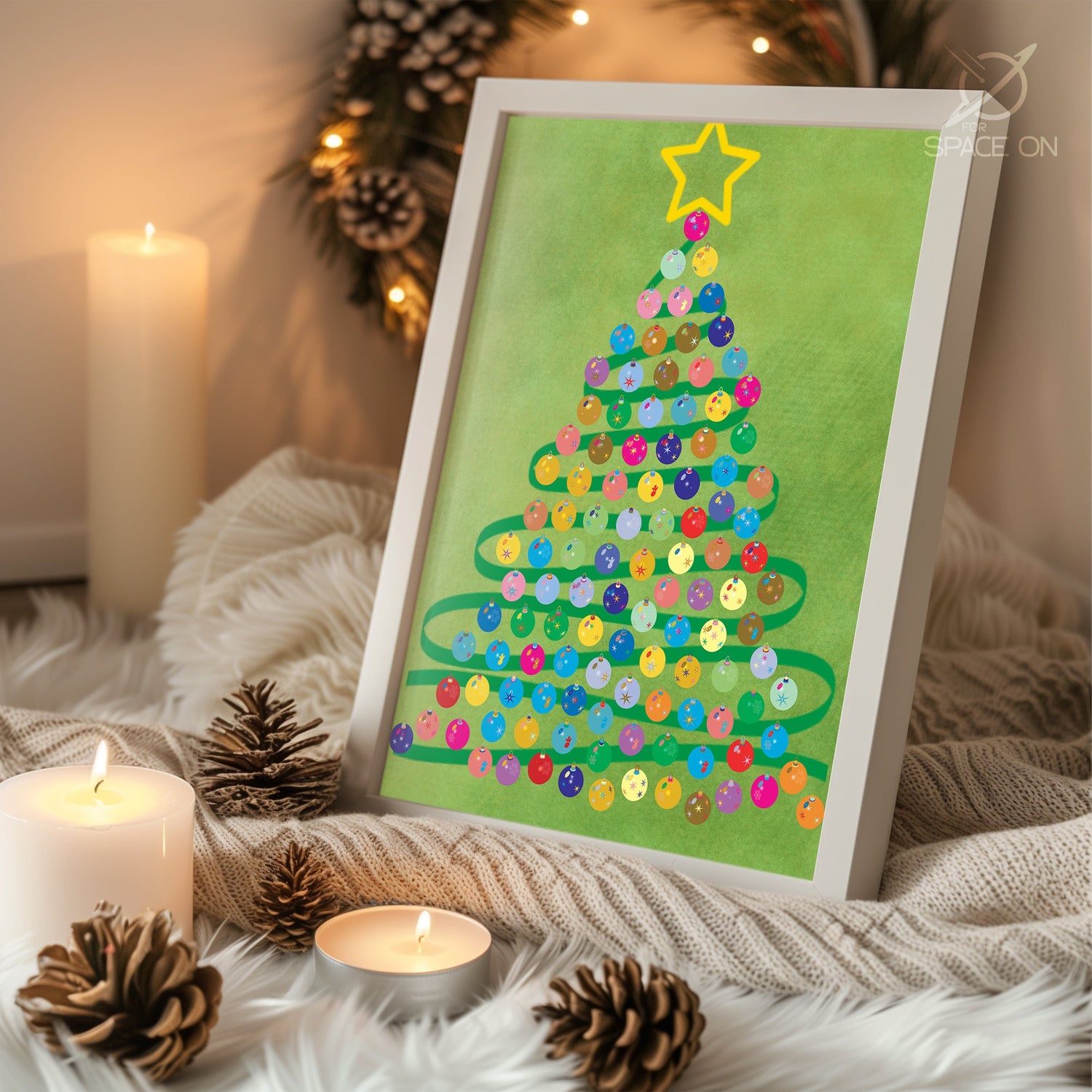 North Pole Village Poster Tablosu