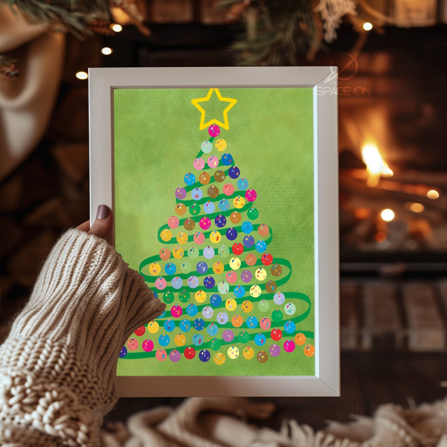 North Pole Village Poster Tablosu