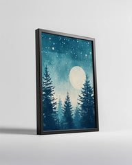 Northern Lights Christmas Poster Tablosu
