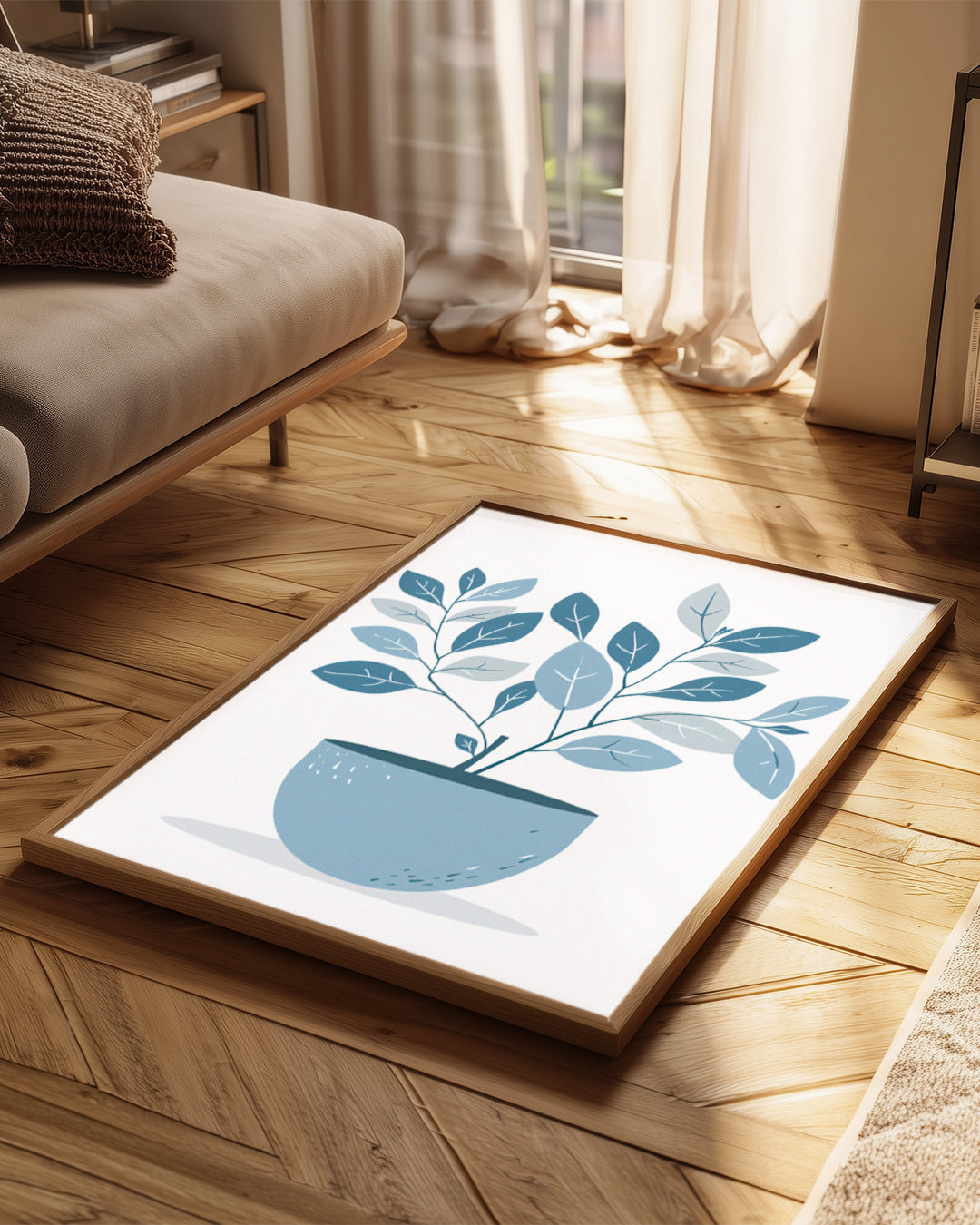 Nuance Bleue Poster Tablosu