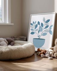 Nuance Bleue Poster Tablosu