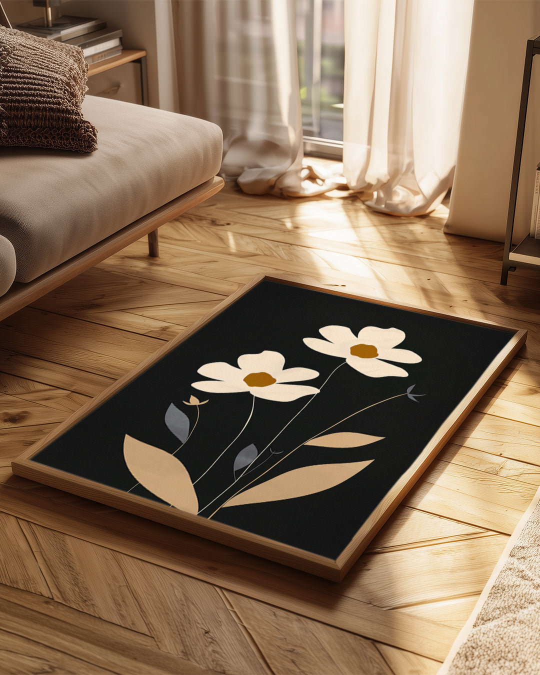 Nuit Fleur Poster Tablosu