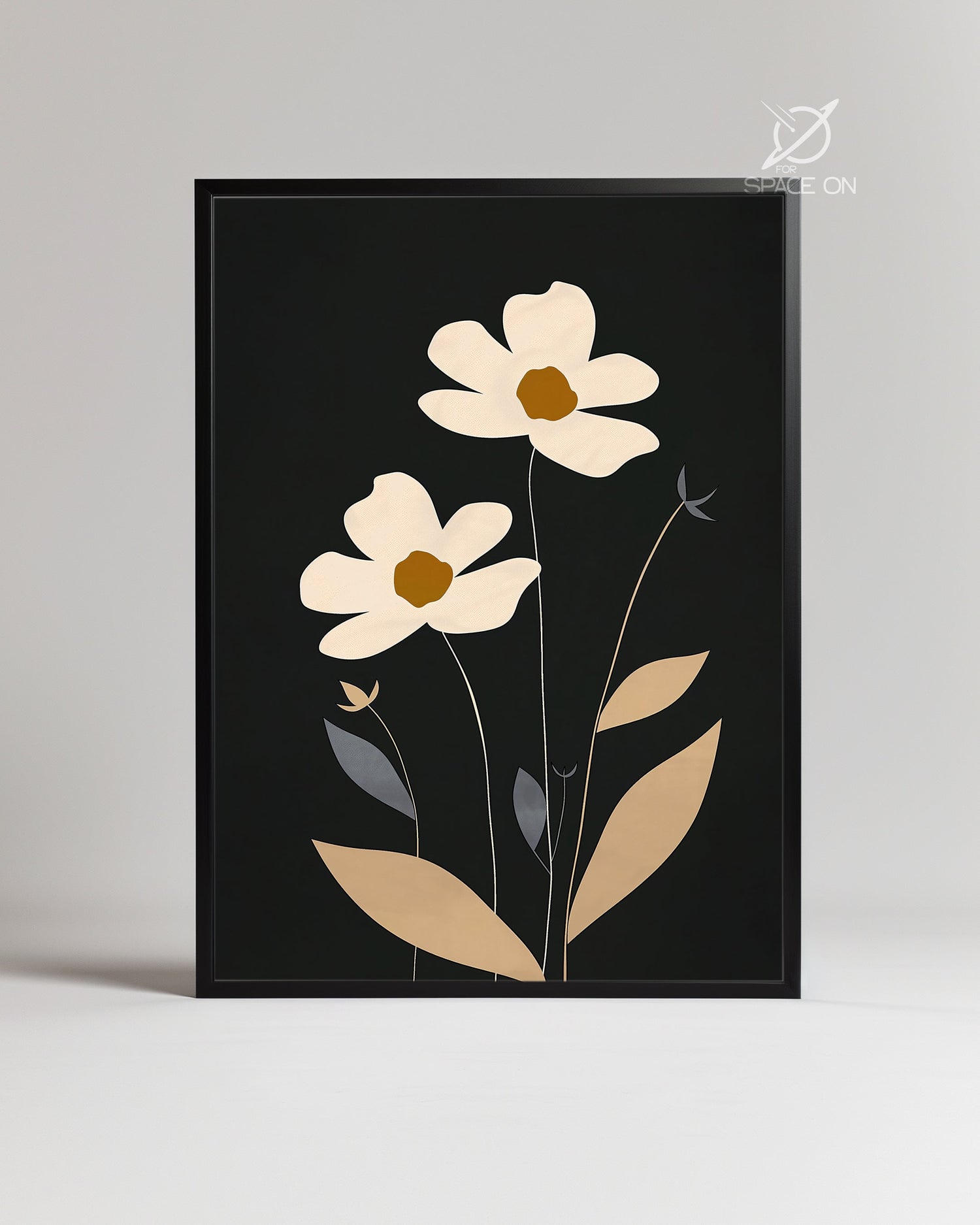 Nuit Fleur Poster Tablosu