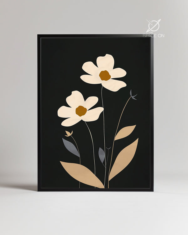 Nuit Fleur Poster Tablosu