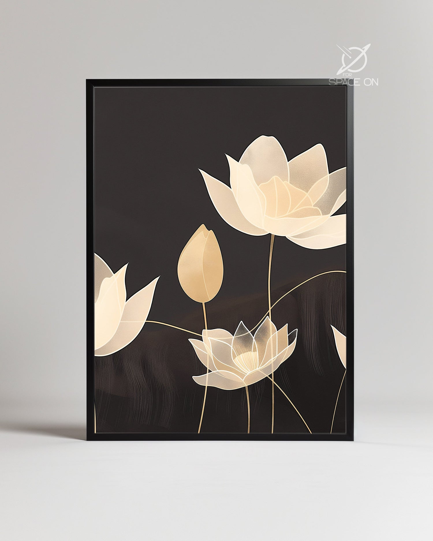 Nuit Fleurie Poster Tablosu