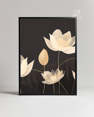 Nuit Fleurie Poster Tablosu