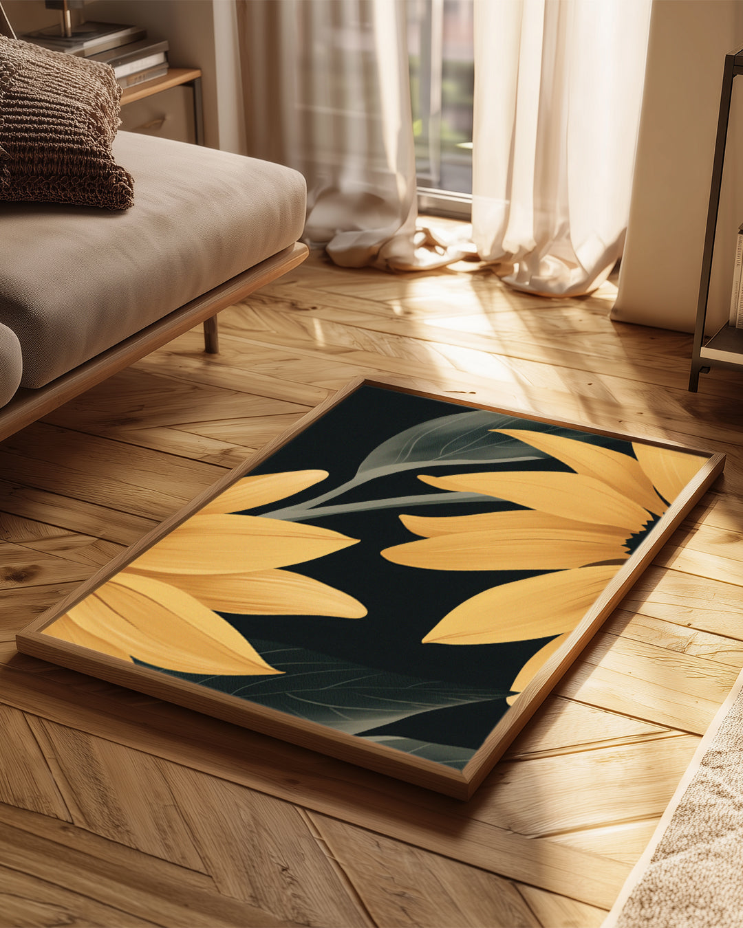 Ombre Tournesol Poster Tablosu