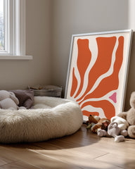 Orange Bloom1 Poster Tablosu