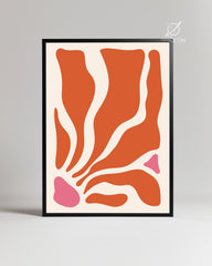 Orange Bloom1 Poster Tablosu