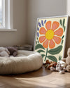 Orange Bloom Poster Tablosu
