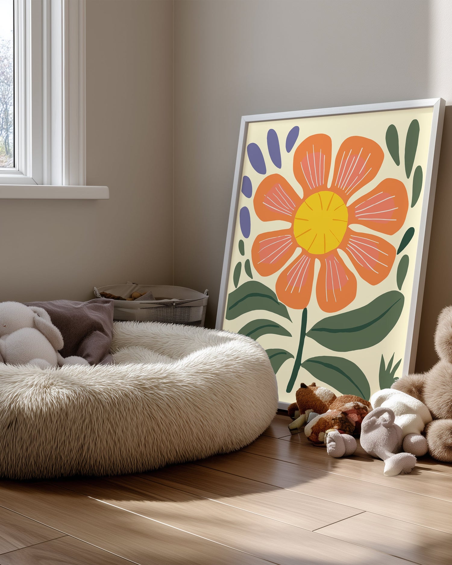 Orange Bloom Poster Tablosu