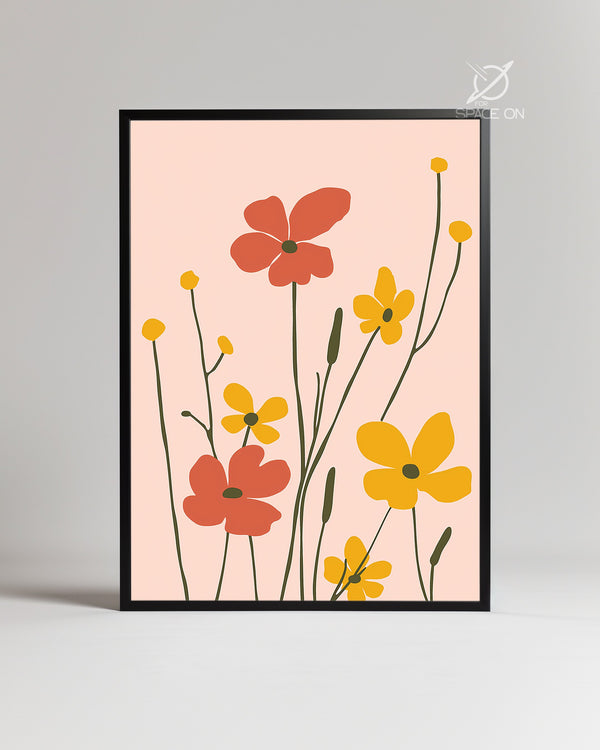 Orange Chic Poster Tablosu