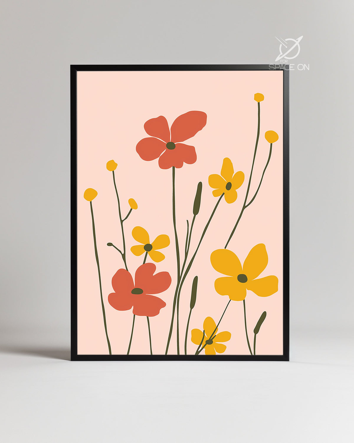 Orange Chic Poster Tablosu