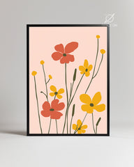 Orange Chic Poster Tablosu