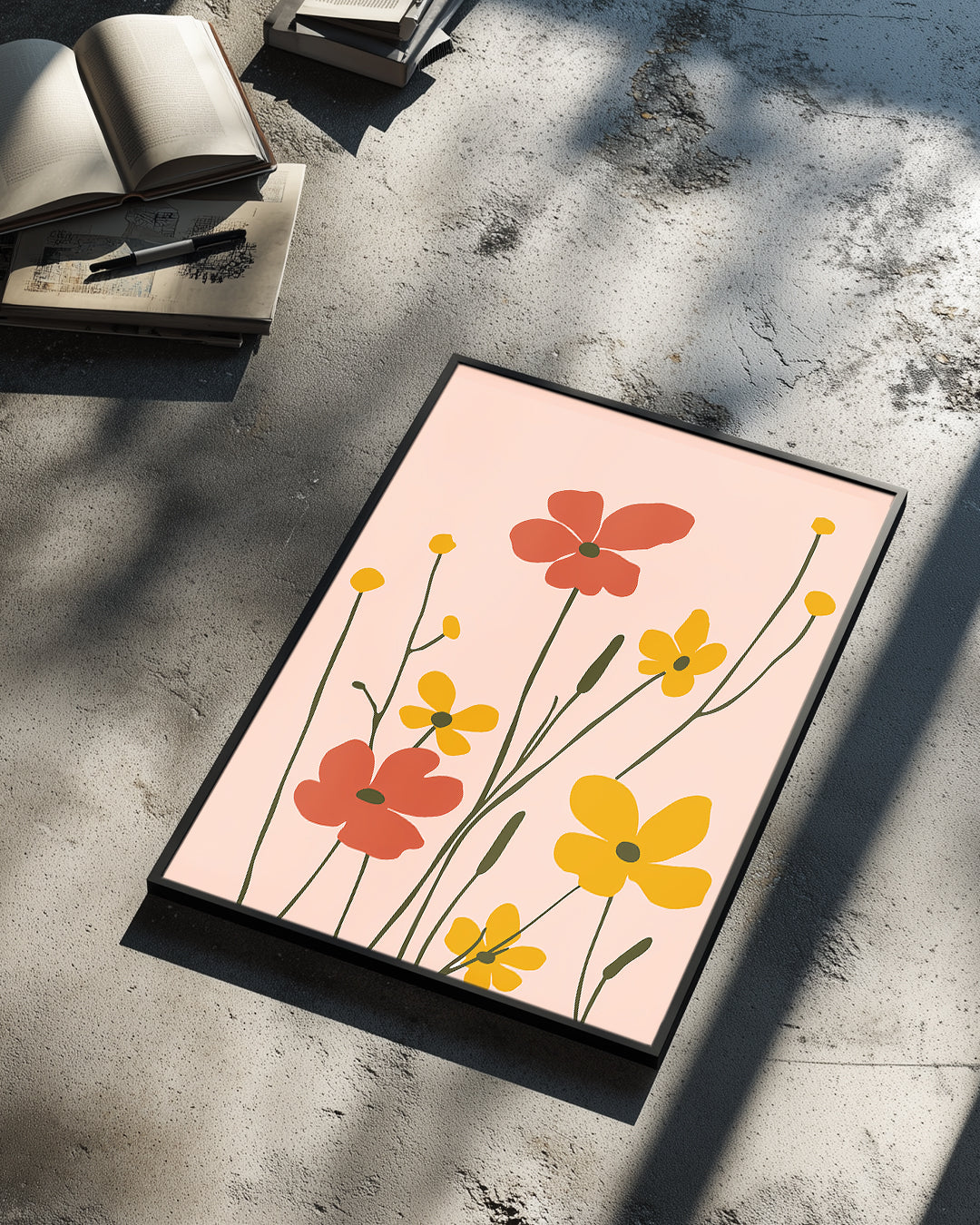 Orange Chic Poster Tablosu