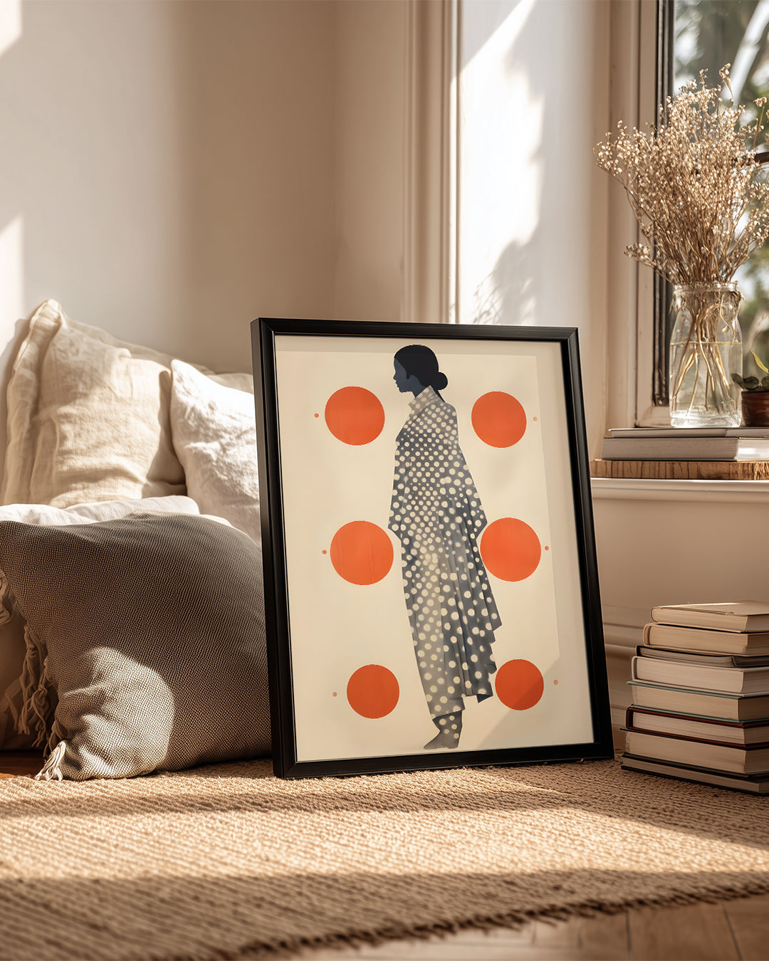 Orange Dots Poster Tablosu
