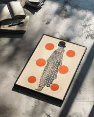Orange Dots Poster Tablosu