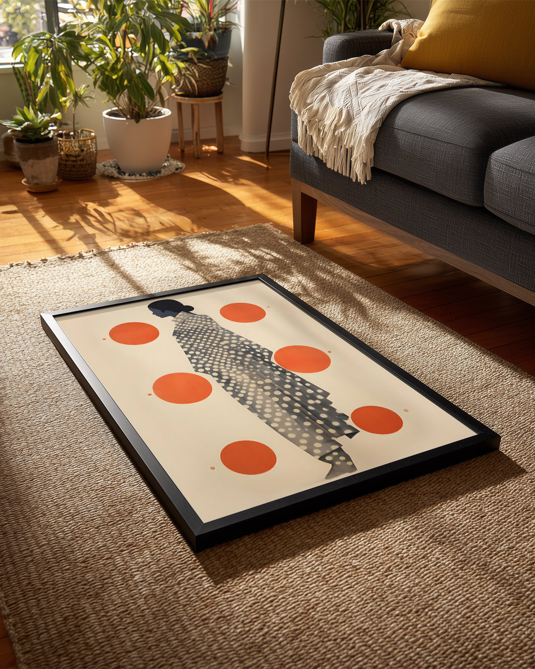 Orange Dots Poster Tablosu