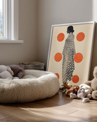 Orange Dots Poster Tablosu