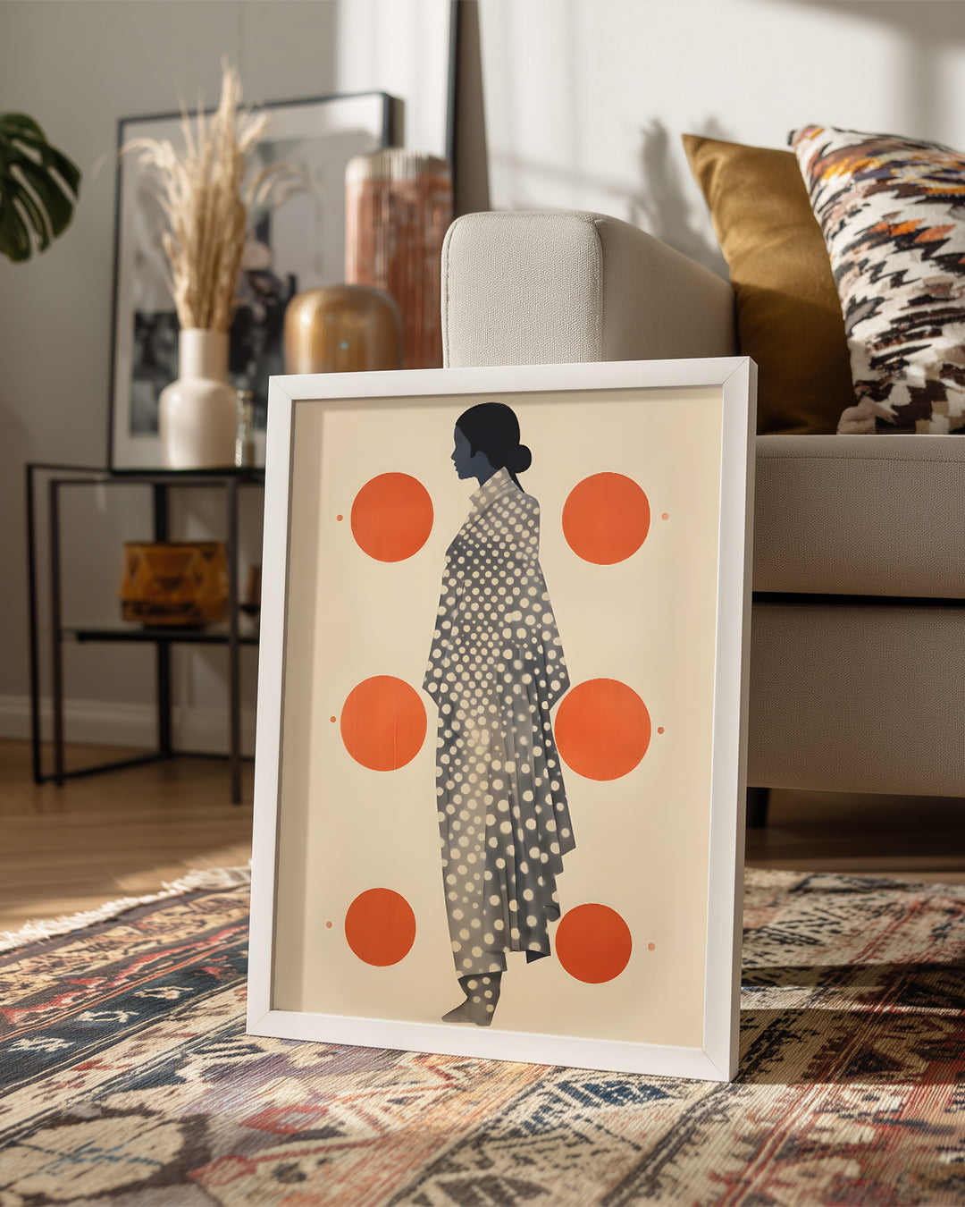 Orange Dots Poster Tablosu